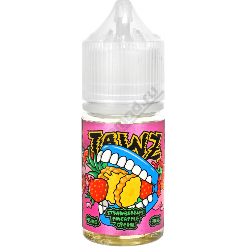 Фото и внешний вид — CC JAWZ SALT - Strawberries, Pineapple, Cream 30мл