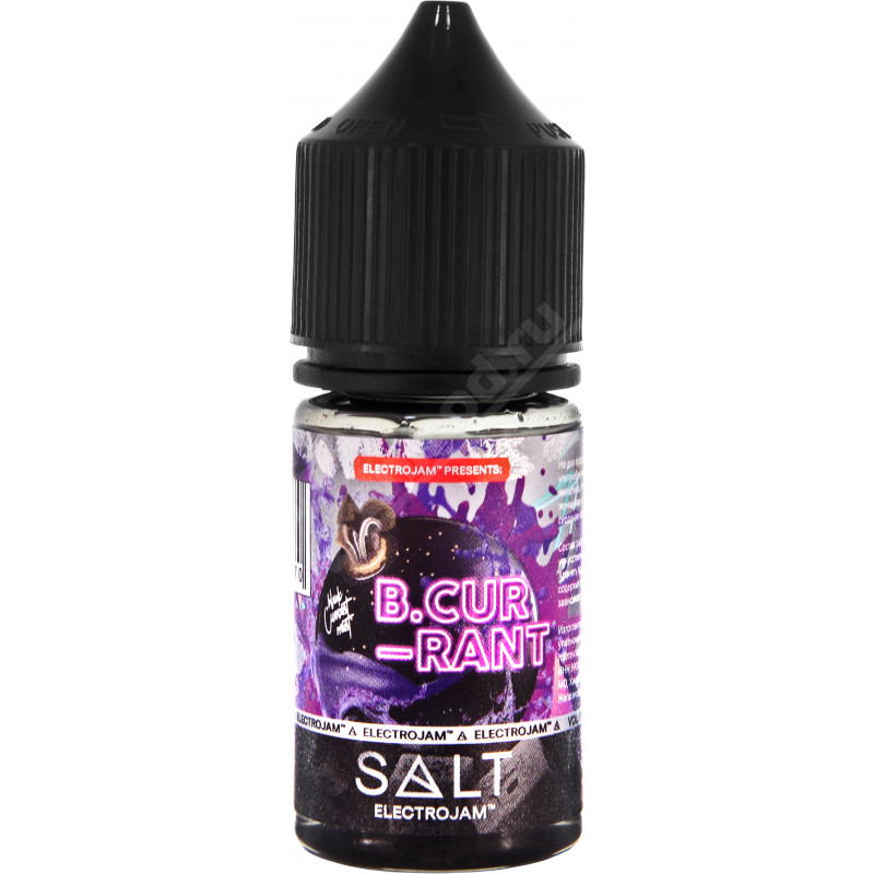 Фото и внешний вид — Electro Jam SALT - B.Currant 30мл