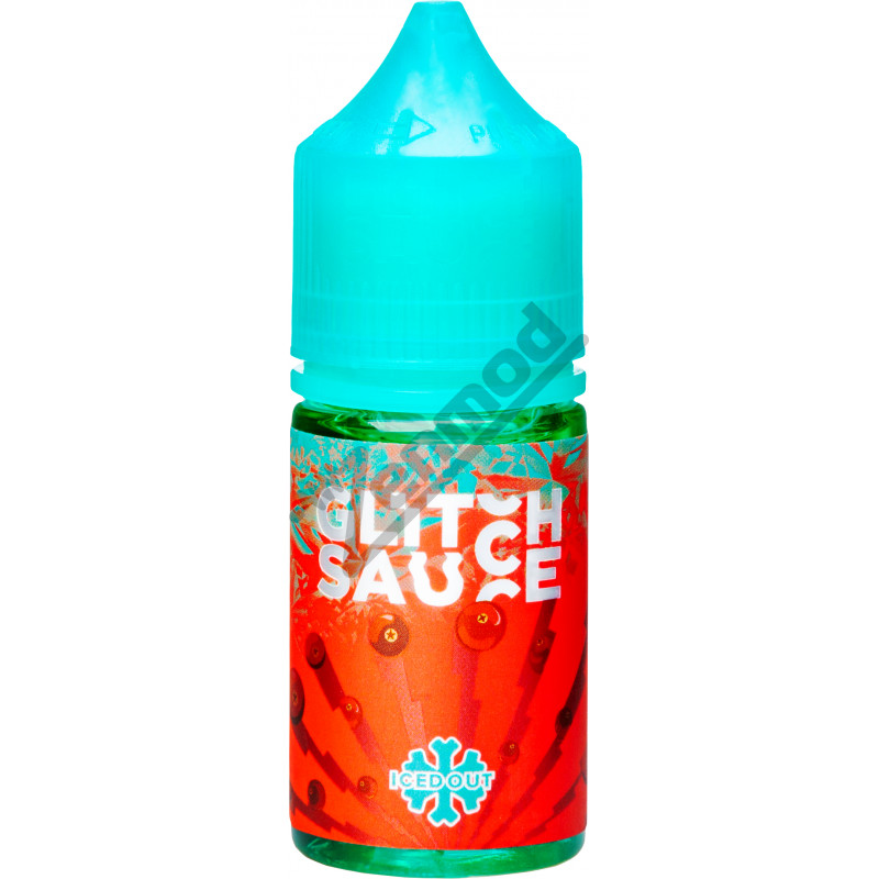 Фото и внешний вид — GLITCH SAUCE ICED OUT SALT - Cranberry Energy 30мл