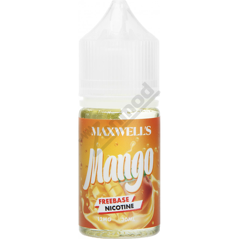 Фото и внешний вид — MAXWELLS FREEBASE - Mango 30мл