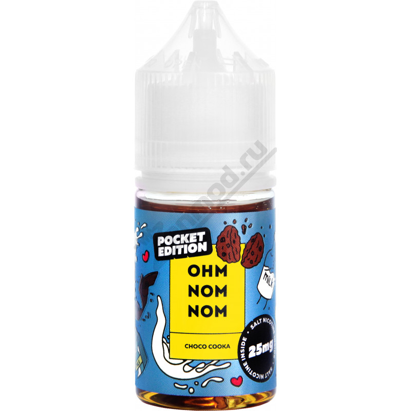 Фото и внешний вид — OHM NOM NOM SALT - CHOCO COOKA 30мл