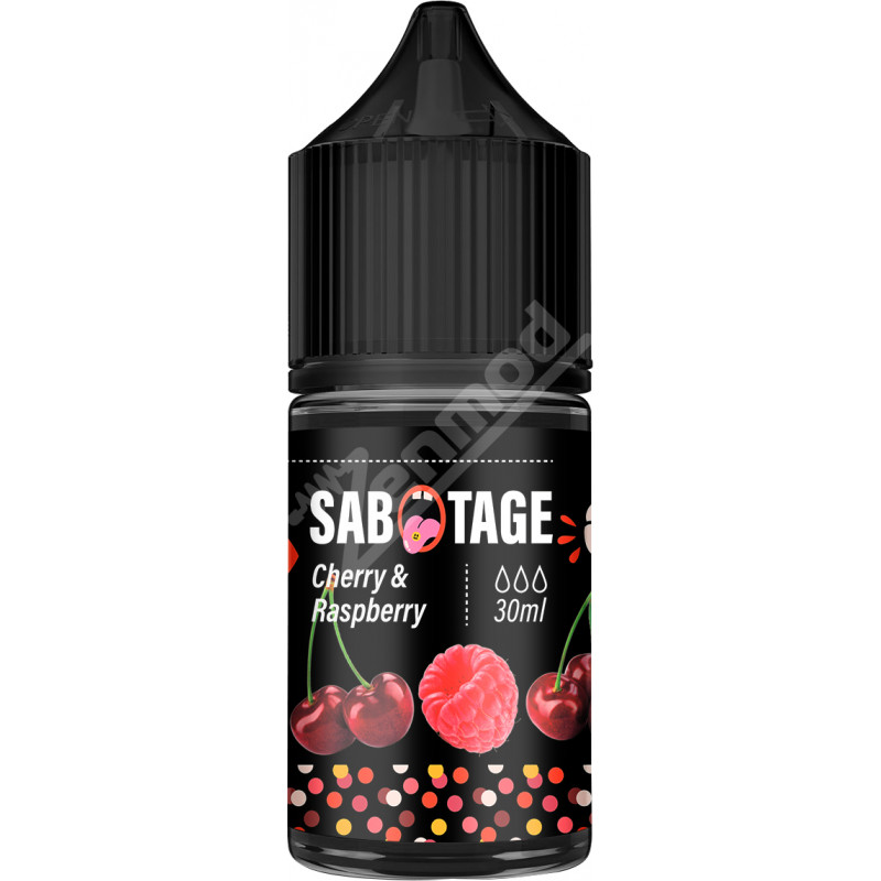 Фото и внешний вид — Sabotage - Cherry Raspberry 30мл