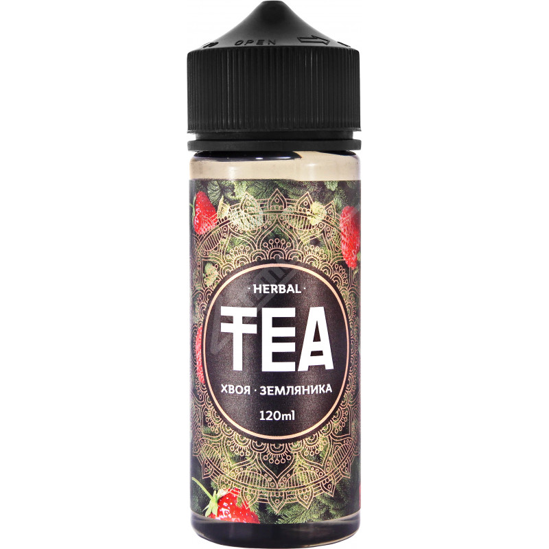 Фото и внешний вид — TEA Herbal - Хвоя-Земляника 120мл