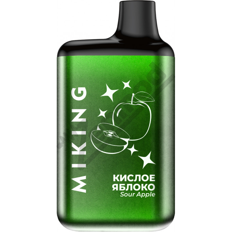 Одноразовая электронная сигарета MIKING V2 4000 - Кислое Яблоко Фото и внешний вид — MIKING V2 4000 - Кислое Яблоко